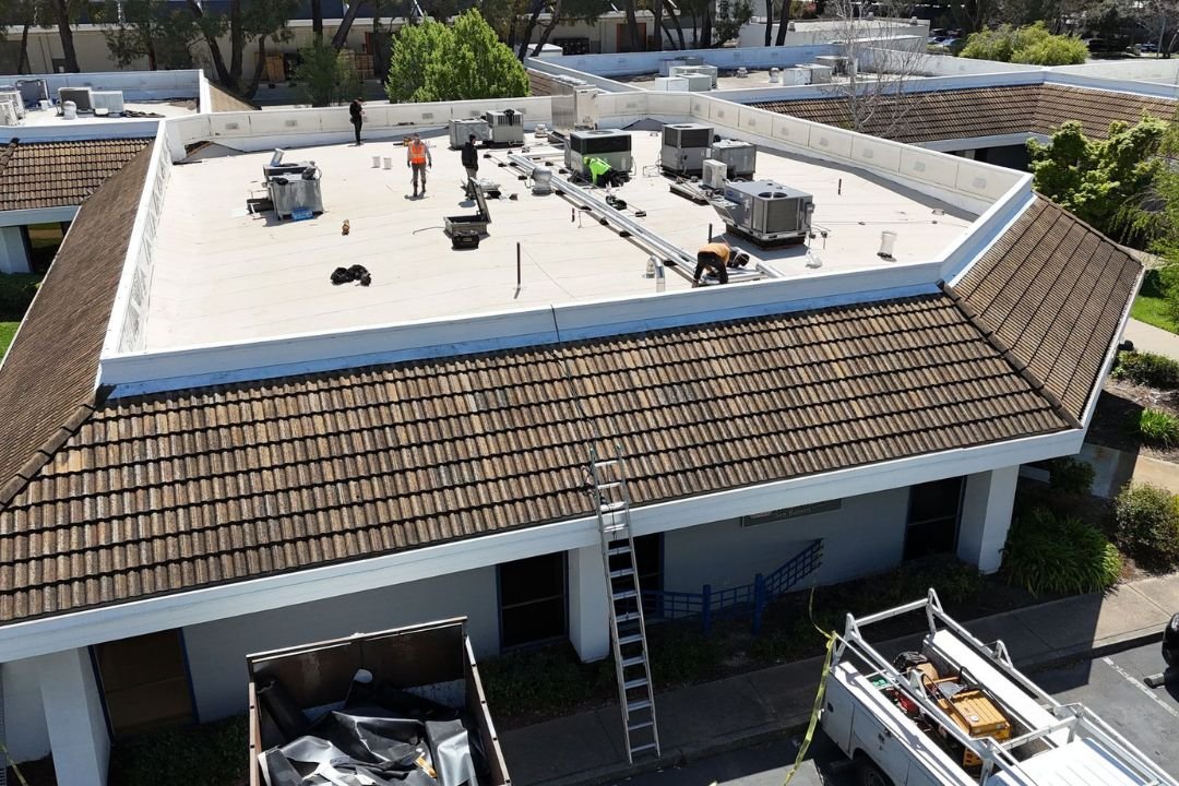 Commercial New Flat Roof